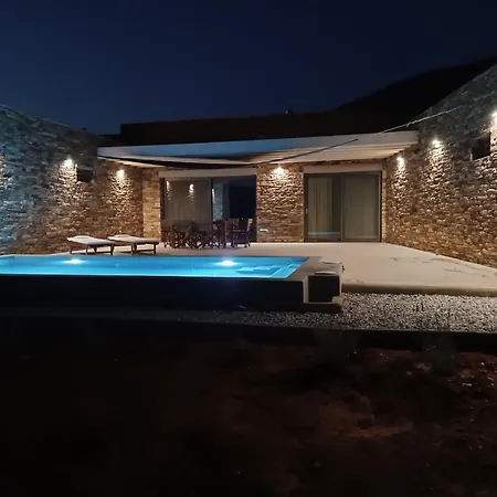 Villa Gray And Blue Ándros