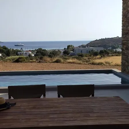 Villa Gray And Blue Ándros