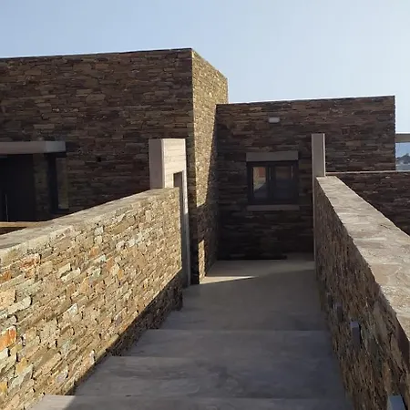 Villa Gray And Blue Ándros