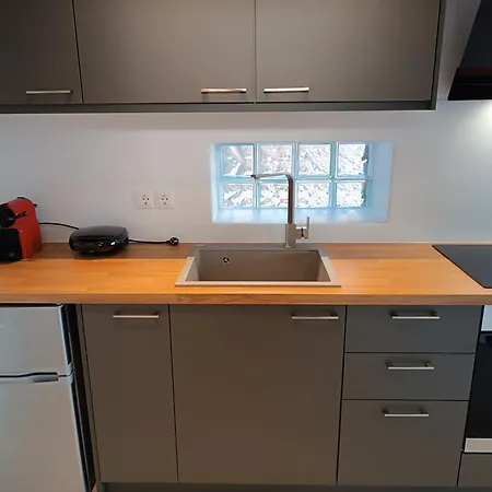 Gray And Blue Villa Ándros