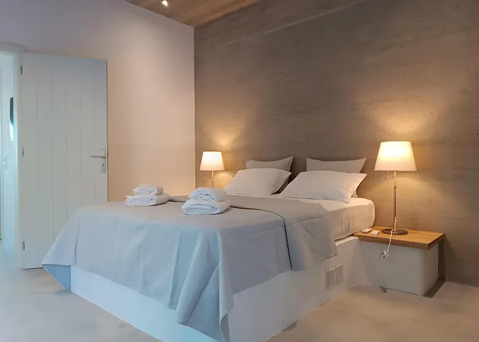 Gray And Blue Villa Ándros